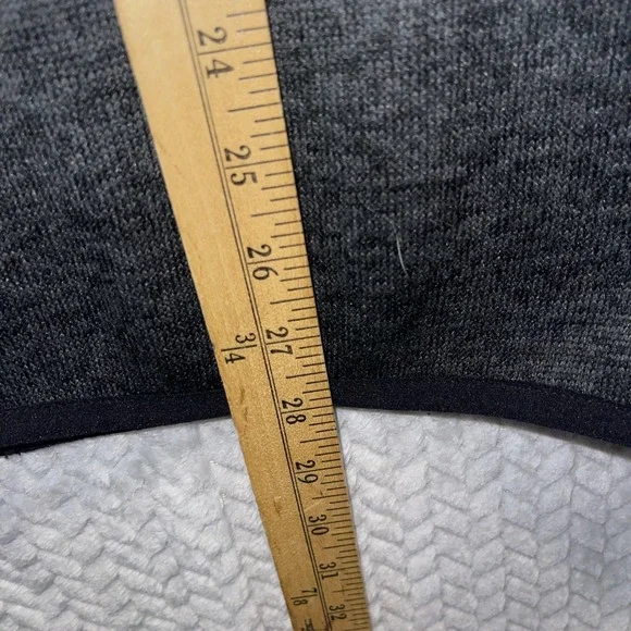 Beverly‎ Hills Polo Club Dark Gray Marled Zip Up Vest Men's Size L - Picture 7 of 7